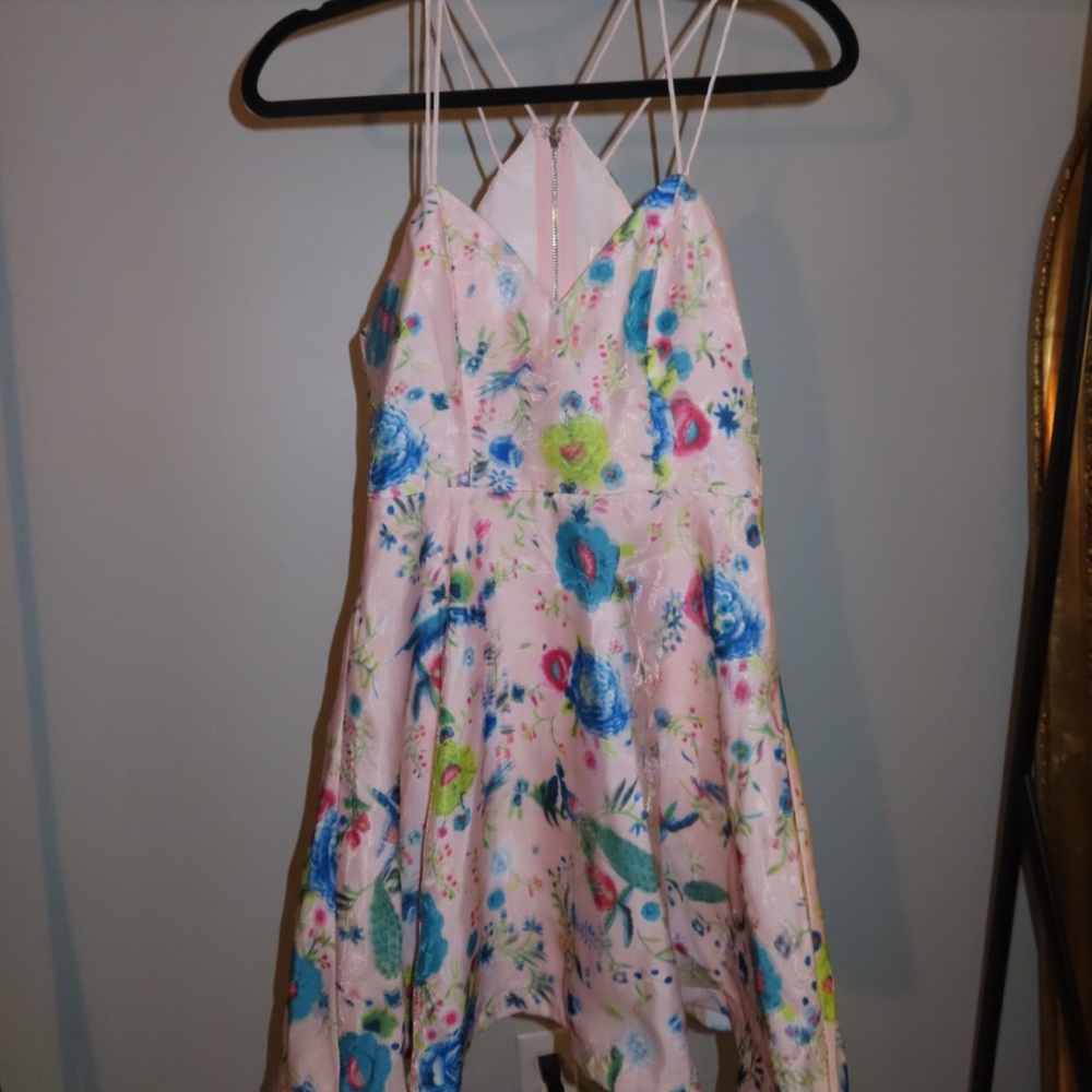 Pink Floral Dres